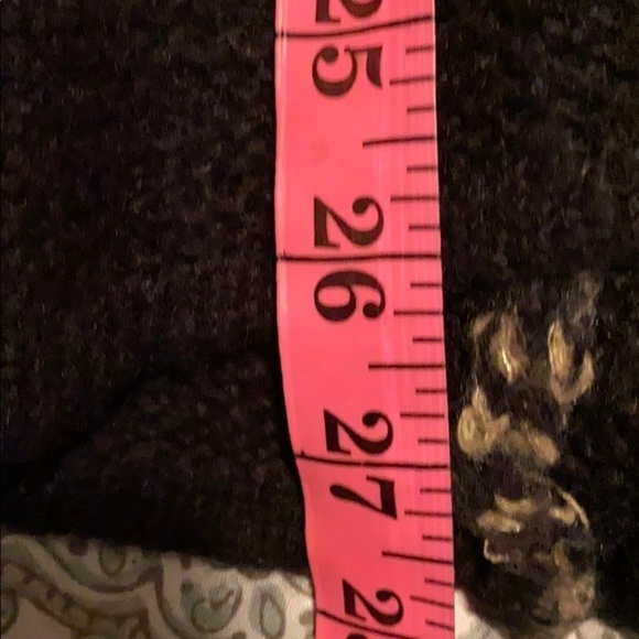 Tan black  striped cozy cardigan - Picture 9 of 12